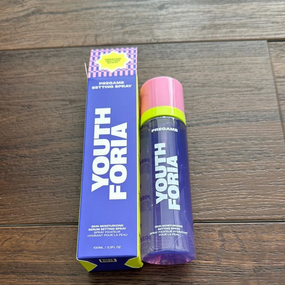 Pregame Setting Spray - Daily Skin Moisturizing Mist Full size 100ml/3.3 Fl oz.
